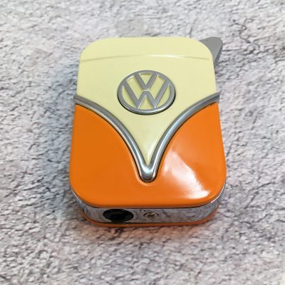 VW-Feuerzeug-Samba-orange-beige-Detail-3