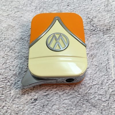 VW-Feuerzeug-Samba-orange-beige-Detail-4