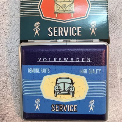VW-Zigarettenetui-Service-Käfer-blau-hellblau-Detail-4